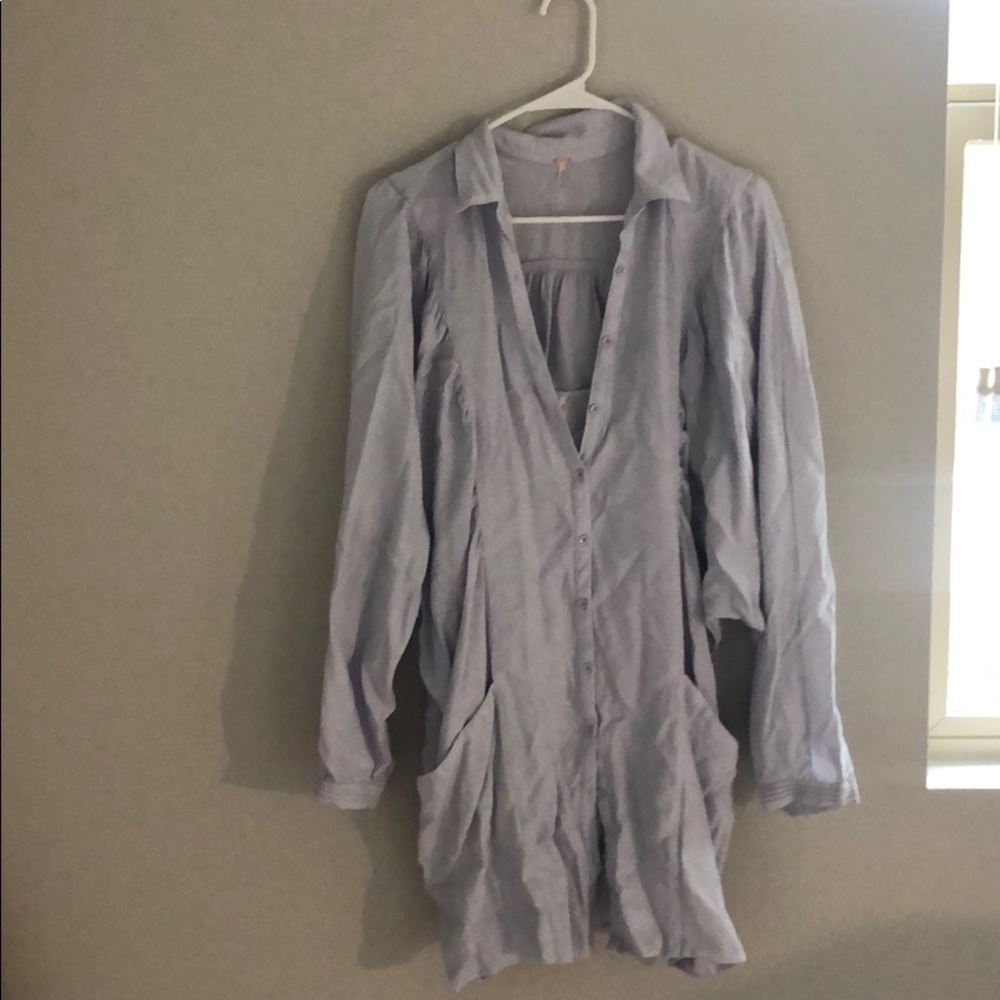 Free people button down dress